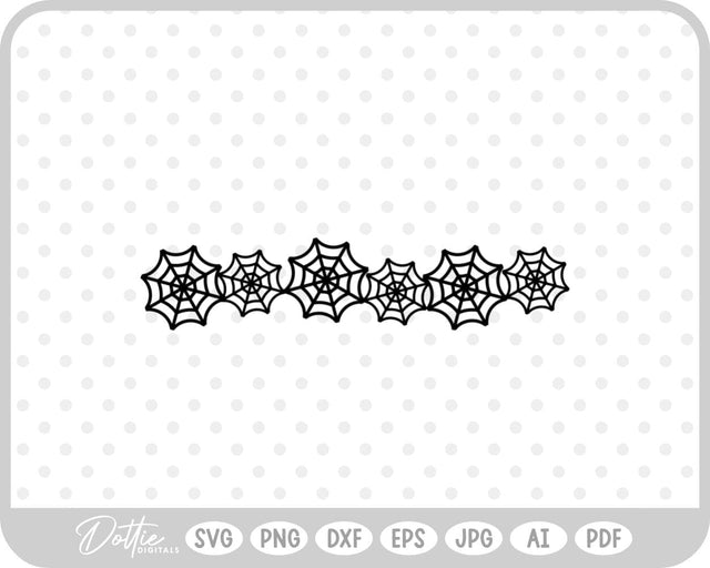 Halloween Spiderwebs SVG DottieDigitals 