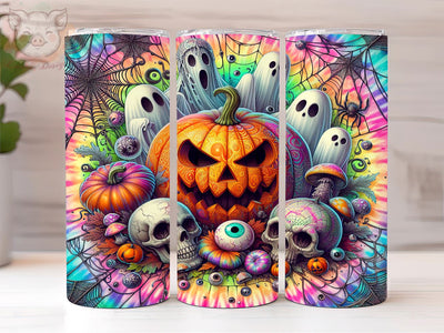 Halloween Spooky 20oz Tumbler Png, Straight & Tapered Tumbler Png, Let's Get Spooky Tumbler Png, Digital Download PNG Sublimation Lara' s Designs 