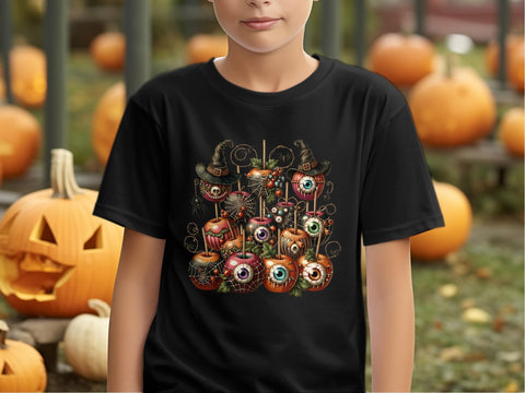 Halloween Spooky Halloween Themed Candy Apple PNG Sublimation Luvleigh Digitals 
