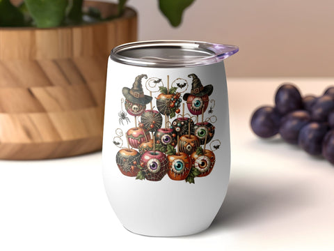 Halloween Spooky Halloween Themed Candy Apple PNG Sublimation Luvleigh Digitals 