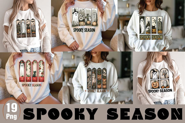 Halloween Spooky Season Sublimation Bundle SVG Angelina750 
