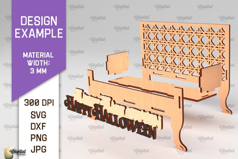 Halloween Stands Laser Cut Bundle. Halloween Decorations SVG SVG Evgenyia Guschina 
