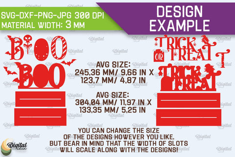 Halloween Stands LaserCut Bundle. Spooky Halloween Decor SVG SVG Evgenyia Guschina 