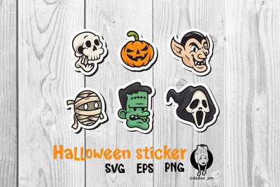 Halloween sticker SVG dadan_pm 