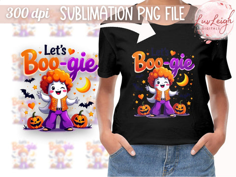 Halloween Sublimation PNG, Lets Boogie PNG Sublimation Luvleigh Digitals 