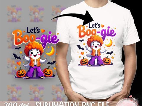 Halloween Sublimation PNG, Lets Boogie PNG Sublimation Luvleigh Digitals 