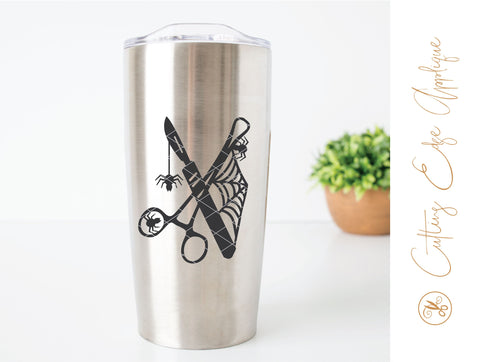 Halloween Surgical Instruments SVG PNG DXF SVG Cutting Edge Applique 