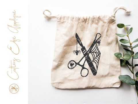 Halloween Surgical Instruments SVG PNG DXF SVG Cutting Edge Applique 