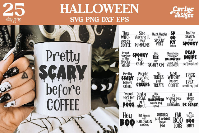 Halloween SVG and Sublimation Bundle SVG Carla C Designs 