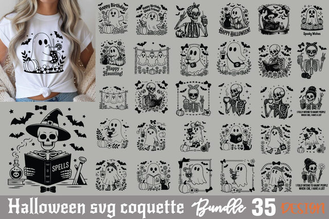 Halloween svg bundle coquette frame SVG Angelina750 