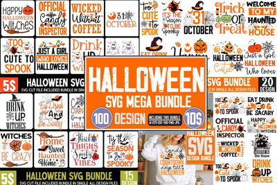 Halloween SVG bundle, Halloween SVG Mega Bundle | Halloween, Halloween Cut File Bundle, Halloween SVG bundle, Halloween quote SVG Set, Halloween Svg Bundle, Happy Halloween, Halloween Cut Files SVG BlackCatsMedia 
