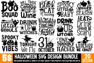 Halloween SVG Bundle, Halloween T-shirt Design Bundle, Halloween Sublimation Bundle, Halloween SVG Cut File, Halloween Silhoutee Sublimation Insomnia Std 