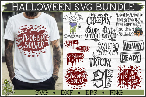 Halloween SVG Bundle SVG Crunchy Pickle 