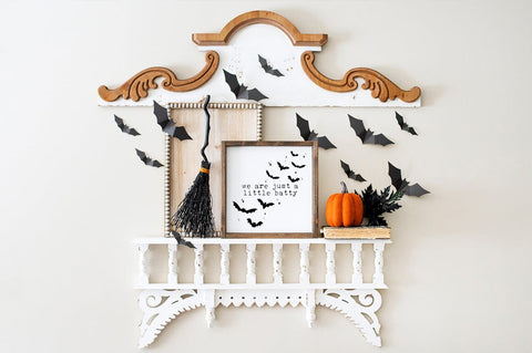 Halloween SVG - We Are Just A Little Batty Sublimation Pickled Thistle Creative 