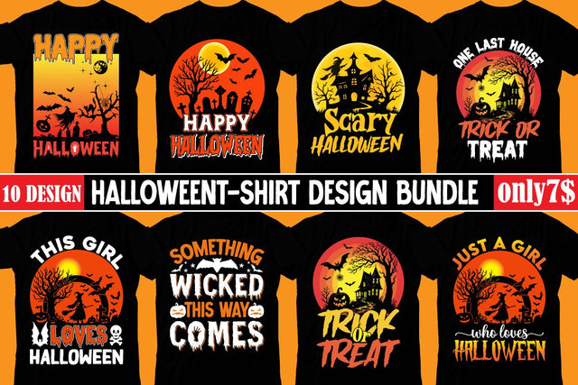 Halloween T-shirt Design Bundle, Halloween SVG Bundle, Halloween Sublimation PNG BUndle, Halloween Graphic Illustration Sublimation Insomnia Std 