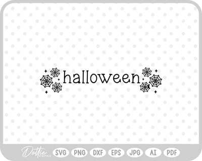 Halloween Text Quote SVG DottieDigitals 