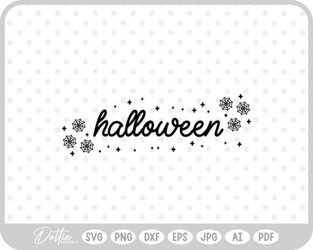 Halloween Text Quote SVG DottieDigitals 