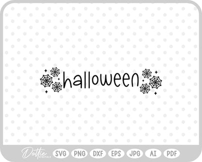Halloween Text Quote SVG DottieDigitals 