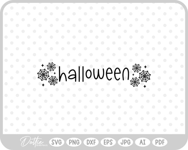Halloween Text Quote SVG DottieDigitals 