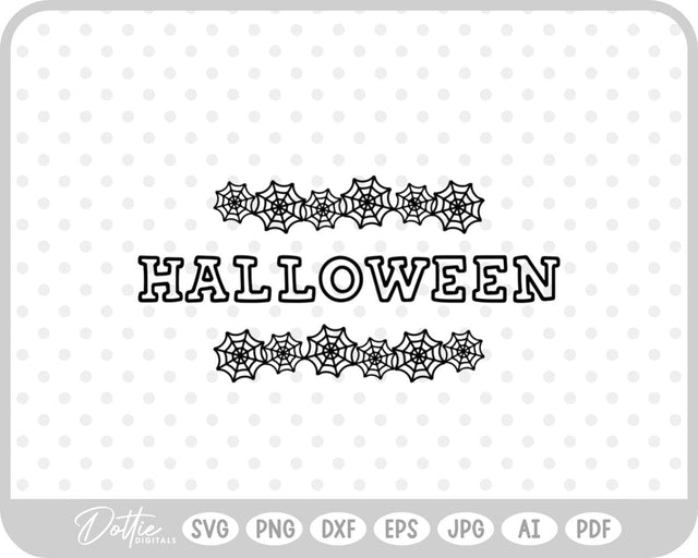 Halloween Text Quote SVG DottieDigitals 