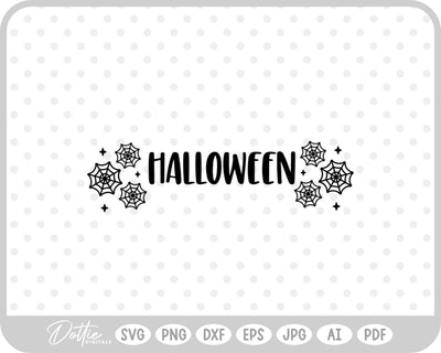 Halloween Text Quote SVG DottieDigitals 