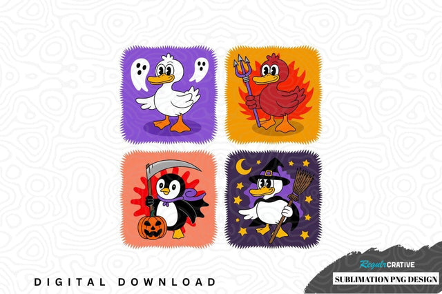 Halloween themed bird sublimation png designs Sublimation Regulrcrative 