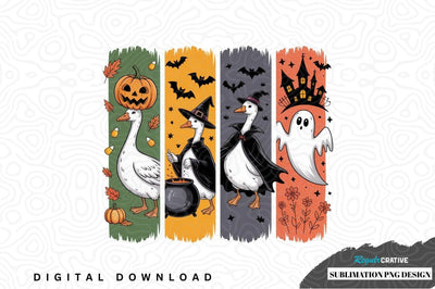 Halloween-themed goose sublimation png design Sublimation Regulrcrative 