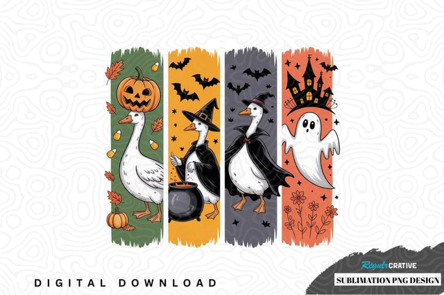 Halloween-themed goose sublimation png design Sublimation Regulrcrative 