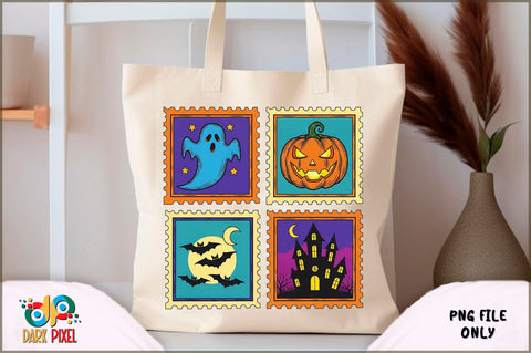 Halloween Tote Bag PNG Bundle Sublimation Shetara Begum 