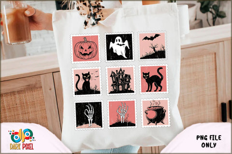 Halloween Tote Bag PNG Bundle Sublimation Shetara Begum 
