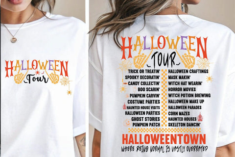 Halloween Tour PNG Design, Halloween SVG, Spooky Tour PNG SVG DesignPlante 503 