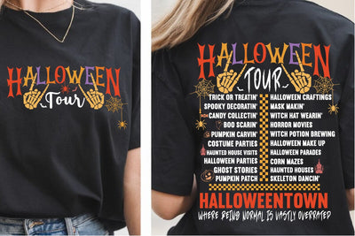 Halloween Tour PNG Design, Halloween SVG, Spooky Tour PNG SVG DesignPlante 503 