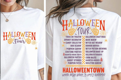 Halloween Tour PNG Design, Halloween SVG, Spooky Tour PNG SVG DesignPlante 503 