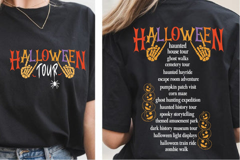 Halloween Tour SVG, Retro Halloween SVG, Fall Shirt SVG SVG DesignPlante 503 