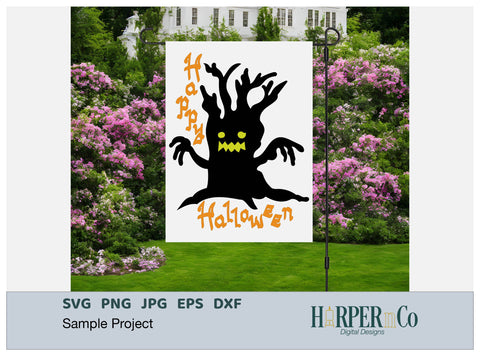 Halloween Tree SVG PNG Cut EPS File SVG HarperNCo 
