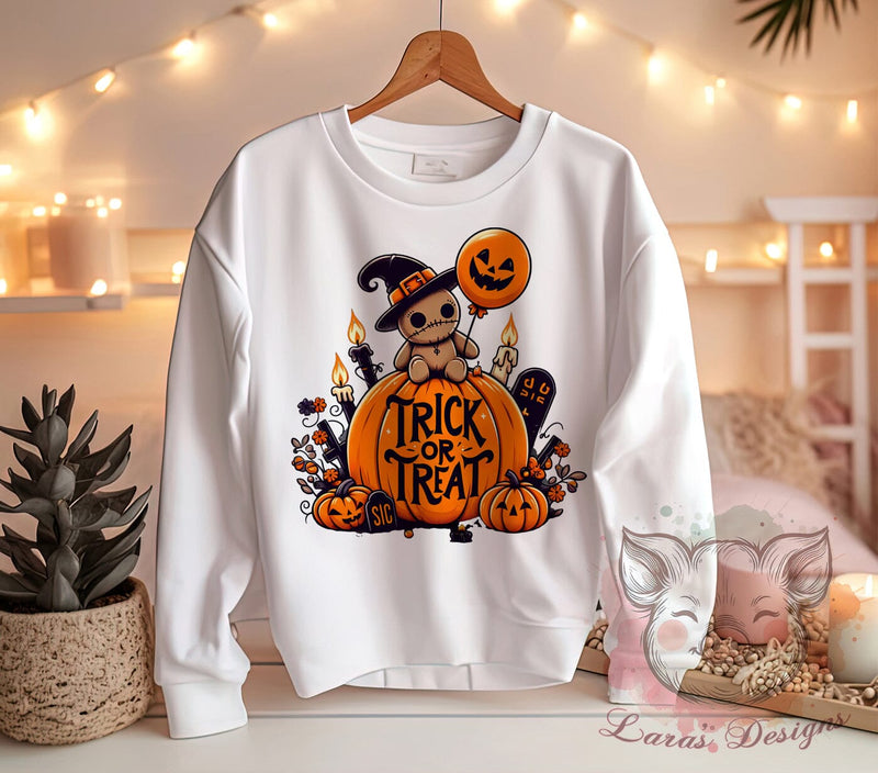 Halloween, Trick Or Treat, PNG Files, Sublimation Designs, Halloween Decorations, Fall Crafts, Spooky Graphics, Halloween Sublimation Sublimation Lara' s Designs 