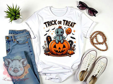 Halloween, Trick Or Treat, PNG Files, Sublimation Designs, Halloween Decorations, Fall Crafts, Spooky Graphics, Halloween Sublimation Sublimation Lara' s Designs 