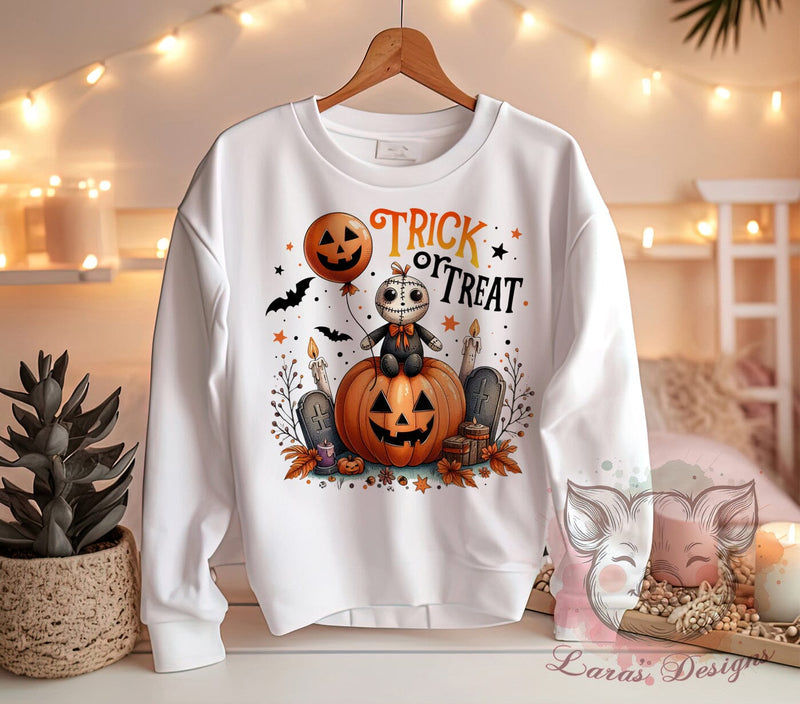 Halloween, Trick Or Treat, PNG Files, Sublimation Designs, Halloween Decorations, Fall Crafts, Spooky Graphics, Halloween Sublimation Sublimation Lara' s Designs 