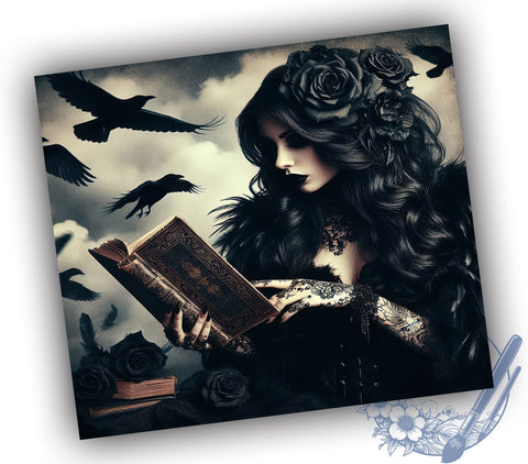 Halloween Tumbler, Book Lover, Reader Design, Sublimation PNG, Spooky Books, Fall Reading, Literary Halloween, Bookish Gifts Sublimation ToriDesigns 