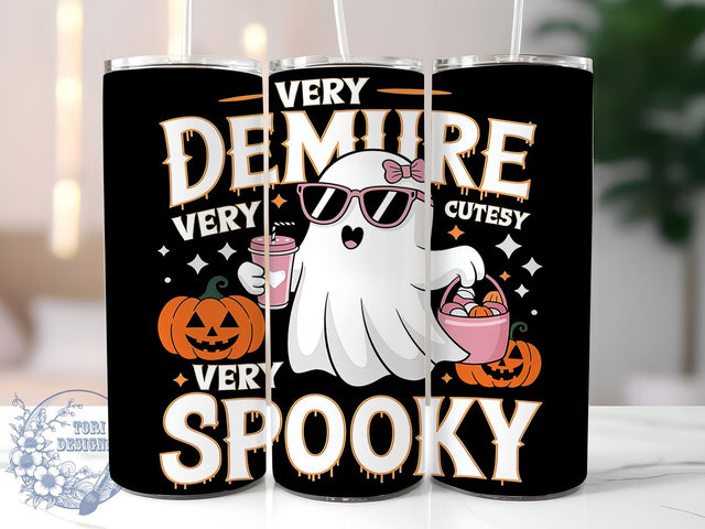 Halloween Tumbler, Cutesy Halloween, Spooky Design, Sublimation PNG, 20oz Tumbler, Cute Halloween Gift, Fall Decor, Halloween Party Sublimation ToriDesigns 
