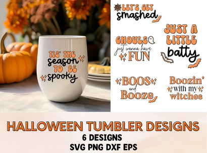 Halloween Tumbler Designs - SVG PNG DXF EPS SVG So Fontsy Design Shop 