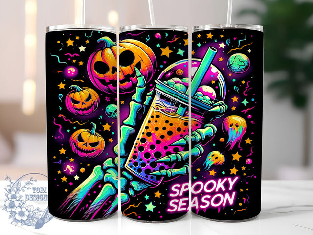 Halloween Tumbler, Spooky Season, Sublimation PNG, Fall Decor, Trick or Treat, Witchy Design, Boo Tumbler, Halloween Party Sublimation ToriDesigns 