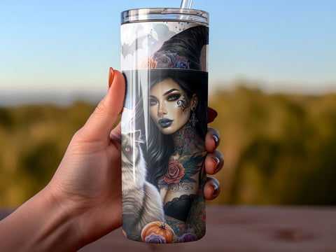 Halloween Tumbler Sublimation Wrap, Halloween Wrap PNG Sublimation BijouBay 