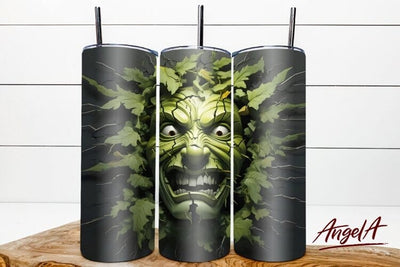 Halloween tumbler wrap / Halloween monster png / horror png Sublimation Angelina Semenova 