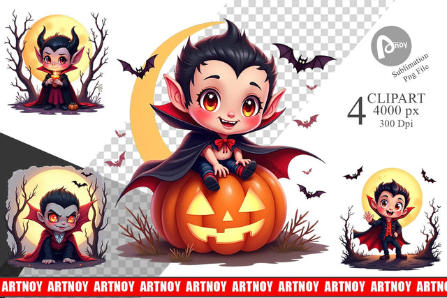 Halloween Vampire Bite Clipart Sublimation artnoy 