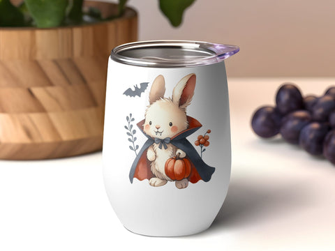 Halloween Vampire Bunny Sublimation PNG Sublimation Luvleigh Digitals 