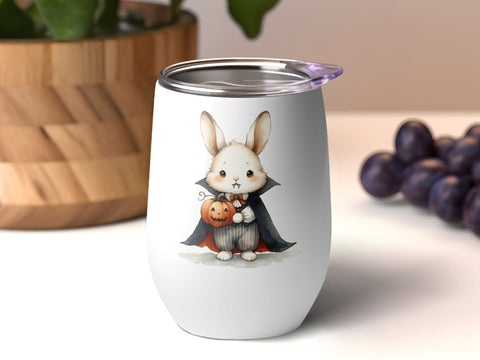 Halloween Vampire Bunny Sublimation PNG Sublimation Luvleigh Digitals 