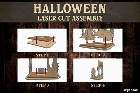 Halloween Vampire Candle Holder SVG SVG SvgOcean 