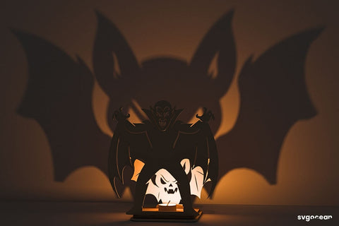Halloween Vampire Candle Holder SVG SVG SvgOcean 