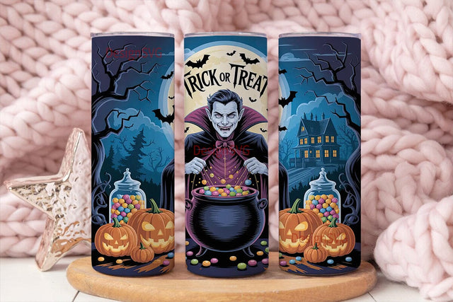 Halloween Vampire Candy 20oz Tumbler Sublimation DesignSVG 